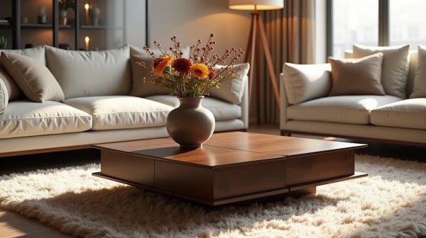 Table basse design : élégance et praticité pour votre salon !